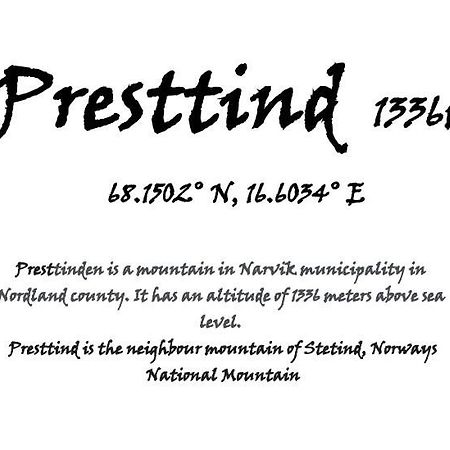 נרוויק Presttind - Studio Apartment With Free Parking מראה חיצוני תמונה